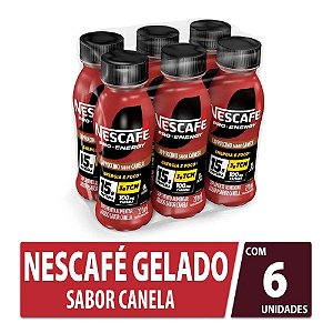 Pack Nescafe Capuccino Canela Pro Energy 6 Unidades 270ml