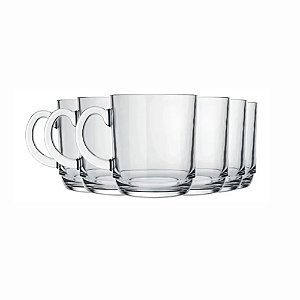 Kit 6 Unidades Caneca Nadir Aspen 300ml