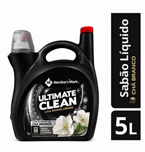 Sabao Liquido Lava Roupas Ultimate Clean 5l Chá Branco Novo