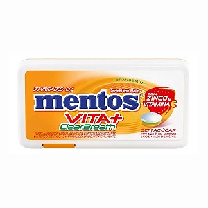 Bala Mentos Clear Breath Vita + Orange Mint 30 Pastilhas