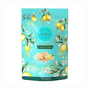 Biscoito Amanteigado Limão Siciliano Cookie Gourmet 250g
