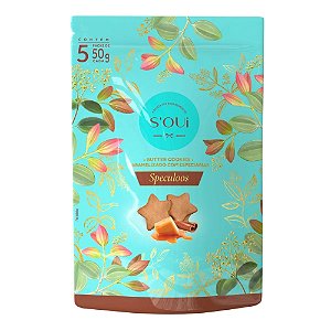 Biscoitos Cookies Caramelizados Soui Para Mesa Chá Café 250g