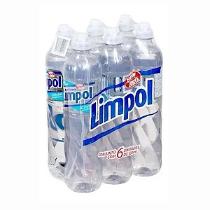 Detergente Líquido Cristal Limpol 500ml Pack 6 Unidades
