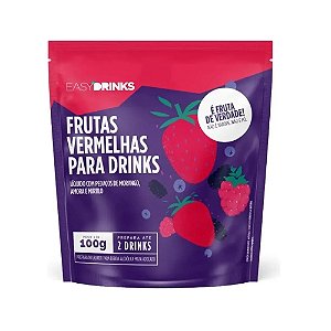 Sachê Preparo Para Drinks Frutas Vermelhas Easy Drinks 100gr
