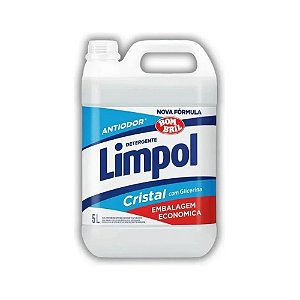 Lava Louças Concentrado Detergente Liquido Cristal Limpol 5l