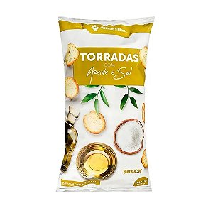 Snack Mini Torradas Azeite E Sal De Portugal 250g