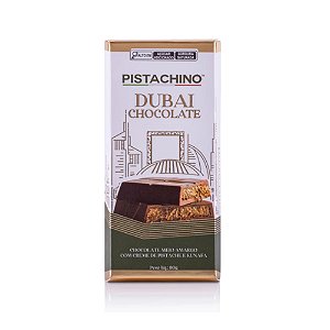 Pistachino Kunafa Dubai Chocolate Meio Amargo 80g