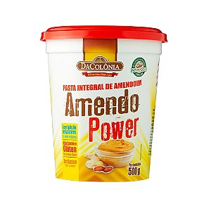 Pasta De Amendoim Integral Dacolônia Amendo Power Pote 500g
