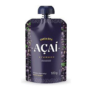 Açaí Cremoso Pouch Santa Rita 100g
