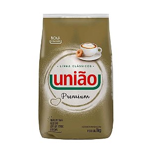 Açúcar Refinado Granulado União Clássicos Premium Pacote 1kg