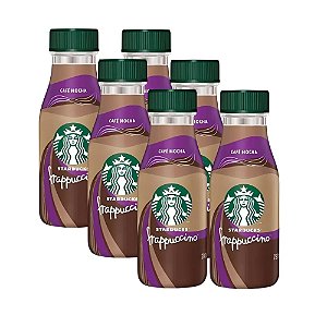 Frappuccino Starbucks Café Mocha Frasco Pack 6un 280ml
