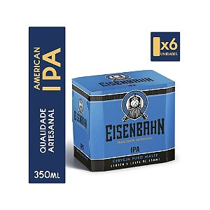Cerveja Eisenbahn American Ipa Lata 350ml - 6 Unidades