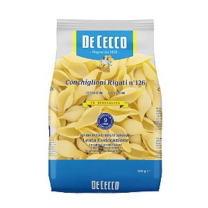 Massa De Cecco Conchiglioni Rigati N.126 500g Itália !