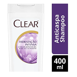 Clear Shampoo Anticaspa Hidratação Intensa 400ml