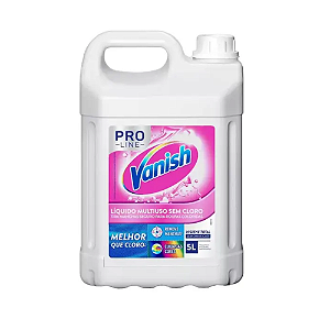 Tira Manchas Vanish Líquido Multiuso para Roupas Coloridas Pro Line 5L