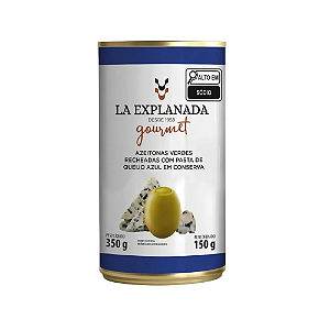 Azeitonas Verdes Recheada C/ Queijo Azul La Explanada 150g