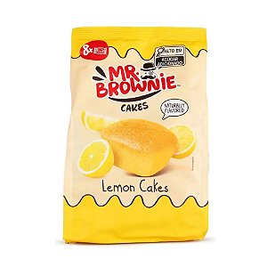 Bolinho Mr. Brownie Lemon Limão Cakes 8x25g 200g