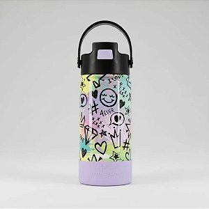 Conjunto De Garrafa Térmica Infantil Hybrid Com 2 Peças