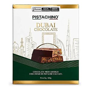 Pistachino Chocolate Meio Amargo Creme Pistache & Kunafa