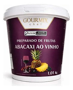 Polpa De Abacaxi Ao Vinho Para Drinks Recheio Gourmix 1,01kg