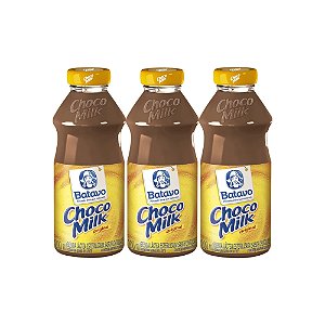 Bebida Láctea Uht Choco Milk Garrafa Batavo 200ml Kit 3 Unid