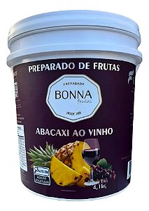 Preparado De Fruta Polpa De Abacaxi Ao Vinho 4,1kg - Gourmix