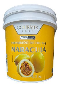Polpa Preparado De Maracujá Recheio Cobertura E Drinks 4.1kg