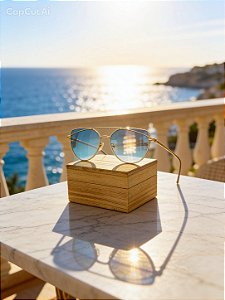 Oculos de sol Barcur Cat Azul