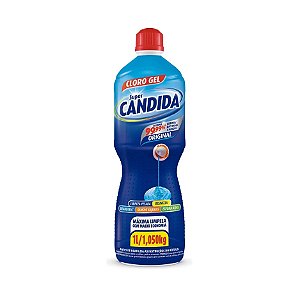 Desinfetante Gel Superfícies Banheiro Piso Cozinha 1l Candid