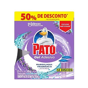 Refil Gel Adesivo Pato Lavanda 2un