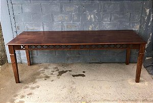 Mesa rústica 2,30x0,80 modelo X0.80