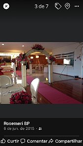 Tapete passadeira rosa 20m