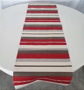 trilho listrado vermelho