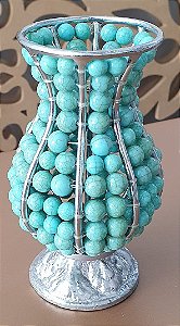 vasinhos de miçangas tiffany