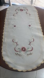 trilho de mesa fundo perola
