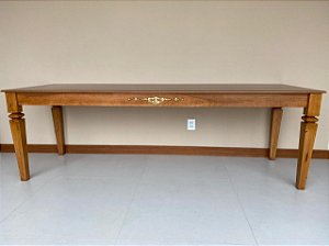 mesa rústica castanho