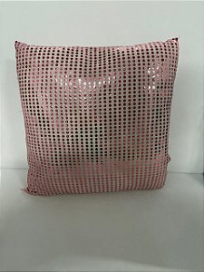 almofada paete pink