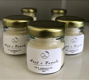 Vela Aromática Maçã e Canela 40gr
