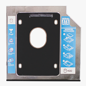 Gaveta Universal Dvd Para Hd Ou Ssd 9.5mm Hoopson Chd-006