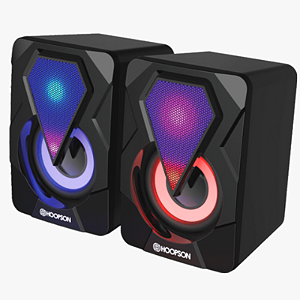 Caixa de Som Iluminação LED para PC Hoopson CX-PC021LED