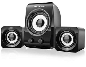 CAIXA DE SOM PARA PC 14W 2.1 PRETO USB