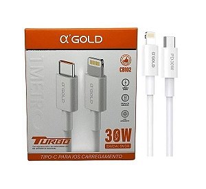 CABO USB-C LIGHTNING GOLD - 1M 30W