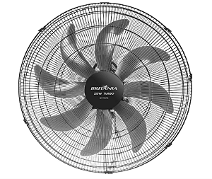 Ventilador de parede Britânia BVT675 Tecnologia Max Force 215W 220V