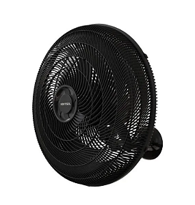 Ventilador de Parede Preto 50cm New Plástico 130W Ventisol
