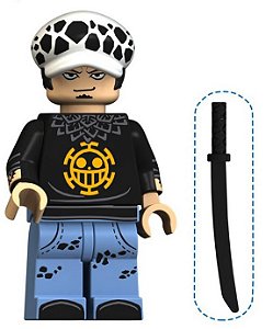 Boneco Bloco Montar Trafalgar Law One Piece