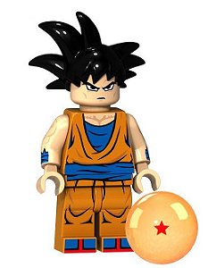 Goku Instinto Superior Dragon Ball Blocos Boneco