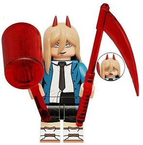 Boneco Bloco Montar Power Chainsaw Man