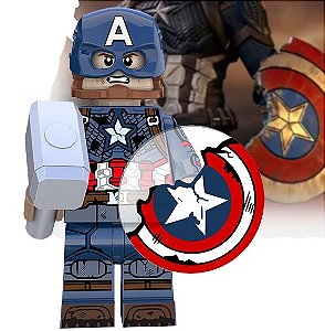 Boneco Bloco Montar Capitão América Avengers Endgame