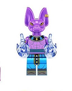 Boneco Bloco de Montar Dragão Ball Beerus - Bills
