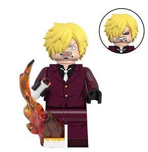 Boneco bloco de Montar One Piece Sanji